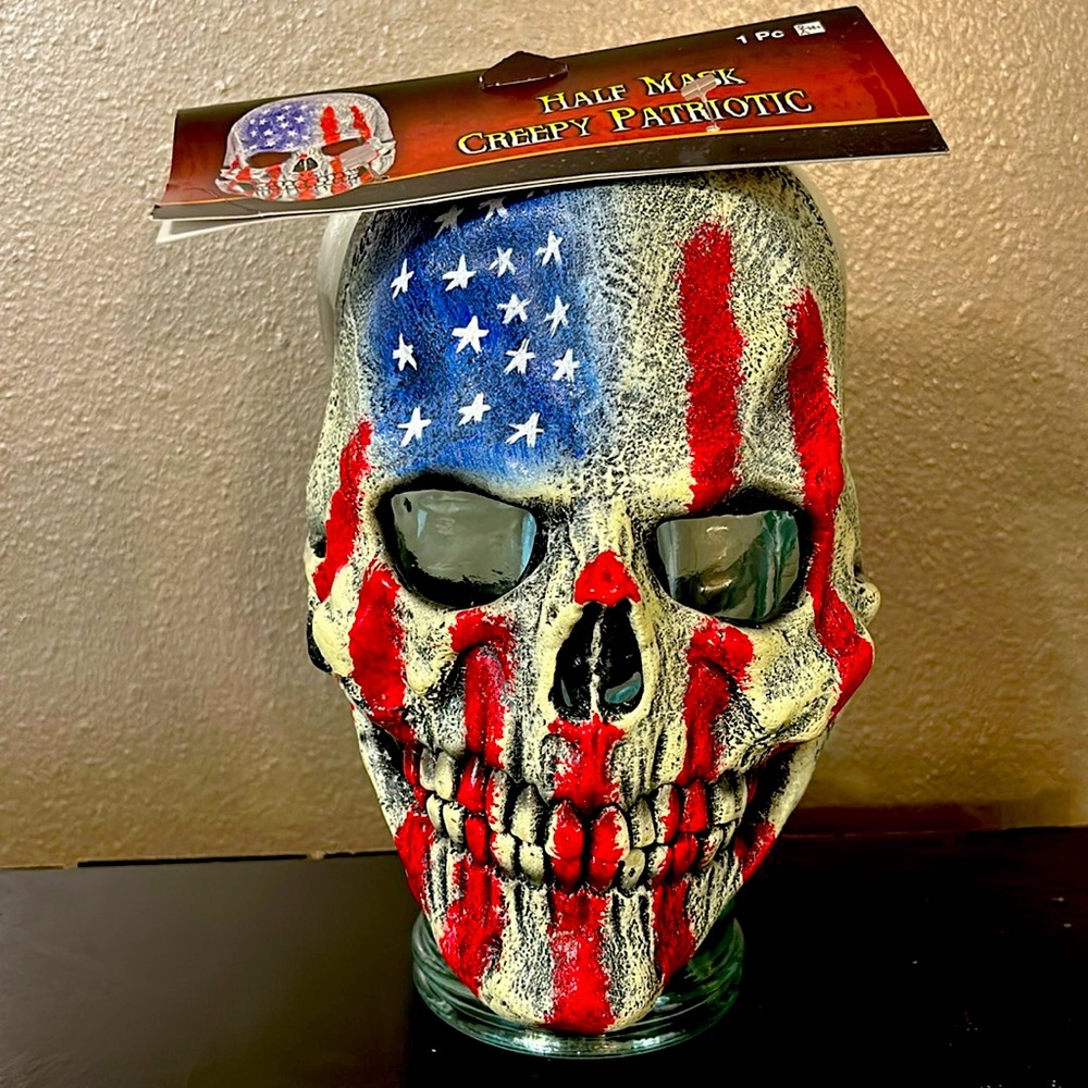 Patriotic Skull Mask Halloween